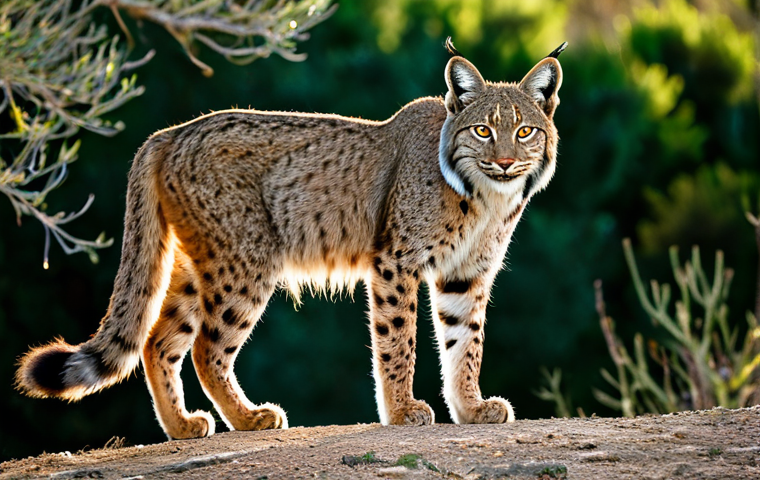 생물다양성 보전 실습 사례 연구 - A serene, golden hour landscape shot of a regenerative olive grove in the rolling hills of Andalusia...
