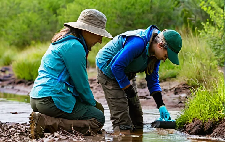 생물다양성 보전 자격증 취득 절차 - **Prompt:** "A diverse group of university students and young professionals, dressed in smart casual...